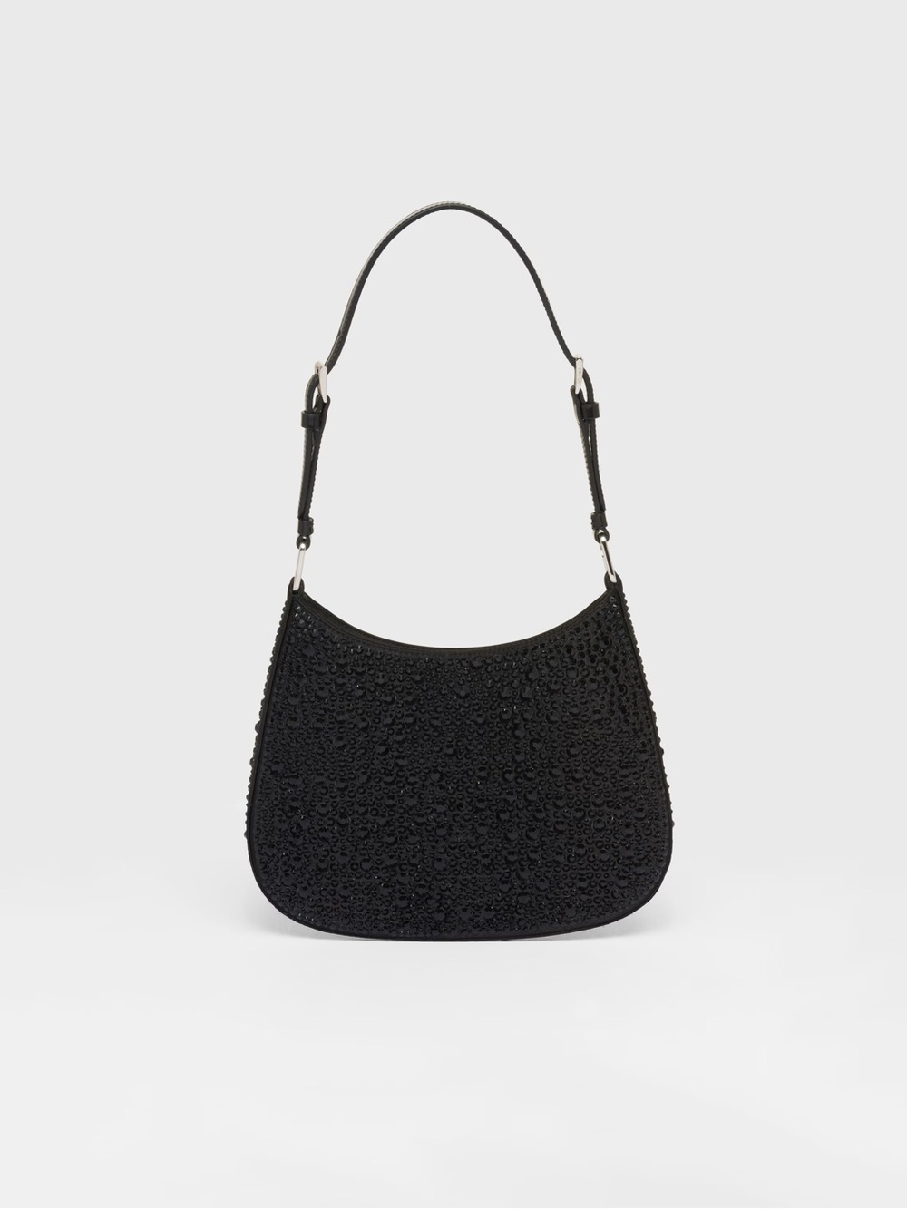 ‼️WOW‼️Black Textured Shoulder Bag with Triangle Logo 100% NOT AUTHENTIC.